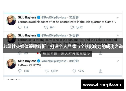 老詹社交媒体策略解析：打造个人品牌与全球影响力的成功之道